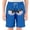 Blue, variant on Basketball Shorts Boys Boys Casual Shorts With Graphic Print Elastic Waistband Pockets For Beach And Play