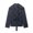 Navy, variant on Cropped Trench Coat for Women Long Sleeves Belted Lapel Top Coat Double Breasted Fall Winter Trendy Coat