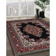 thumbnail image 2 of Ahgly Company Indoor Square Traditional Dark Scarlet Red Medallion Area Rugs, 4' Square, 2 of 6
