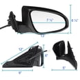 thumbnail image 3 of Spec-D Tuning 5-Pin Black Power Heated Fold Right Passenger Side Mirror Compatible with 2015-2018 Toyota Camry, 3 of 7