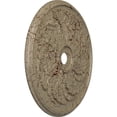 thumbnail image 3 of 42 1/8"OD x 1 7/8"P Sellek Ceiling Medallion (Fits Canopies up to 9"), Hand-Painted Gobi Desert Crackle, 3 of 7