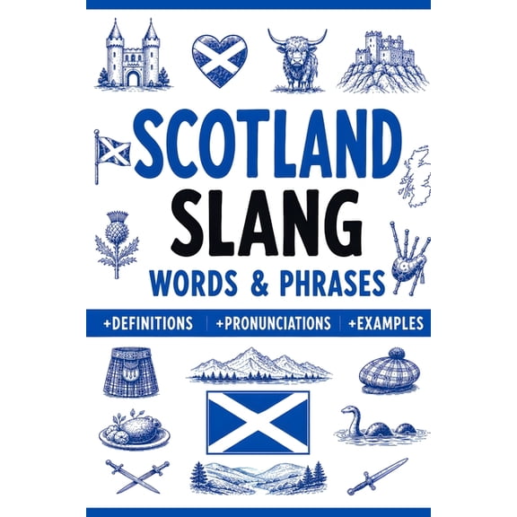 Scotland Slang Words & Phrases: A Dictionary to Learn Scottish Lingo with Definitions, Examples, and Pronunciations, (Paperback)