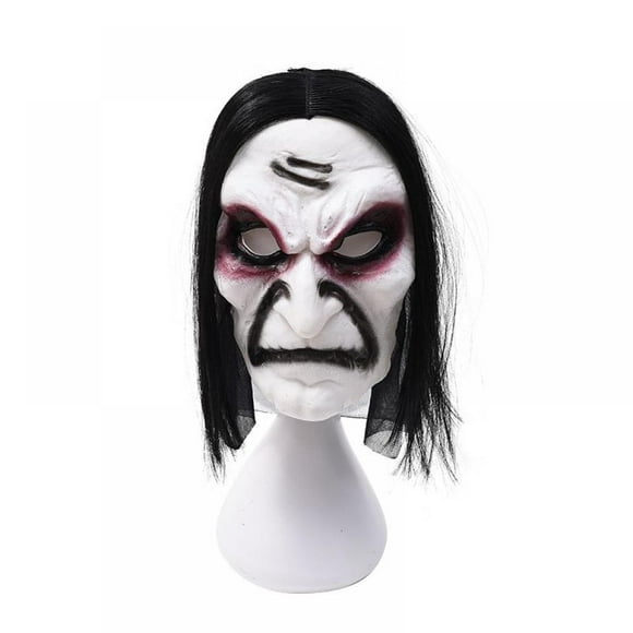 Greyghost Halloween Horror Zombie Face Cover, Latex Biochemical Monsters Face Cover Suit, For Cosplay Costume Party Halloween