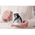 thumbnail image 7 of WIRESTER 11 Oz Ceramic Tea Cup Coffee Mug, Schnauzer Dog Butt Looking Back, 7 of 7