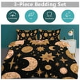 thumbnail image 2 of Moon And Star Print Duvet Cover Set Themed Multicolor Polyester Bedding Set for Bedroom Decoration, 2 of 6
