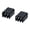 Black, variant on Pack of 8 6Pin Motherboard Cable Combs PVC Wire Organizers for Laptop Build and Airflows in Gaming Rigs