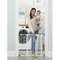 Regalo Easy Step 38.5-Inch Extra Wide Baby Gate, Includes 6-Inch Extension Kit, 4 Pack Pressure Mount Kit and 4 Pack Wall Mount Kit