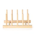 thumbnail image 4 of Irfora Plato multiuso Plato de madera Platos Estante Drenador Soporte de almacenamiento Organizador para gabinete de cocina para plato / plato / taza / taza / olla Tapa / libro Irfora Escurreplatos, 4 of 7