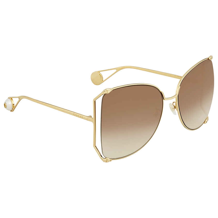 gucci brown gradient sunglasses