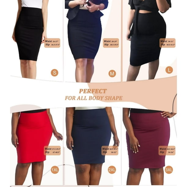 Pencil Skirt, Spandex Skirt, Plus Size Clothing, High Waist Skirt, fashion Below The Knee Skirt, Women Clothing, Secretary Skirt, Minimalist Skirt