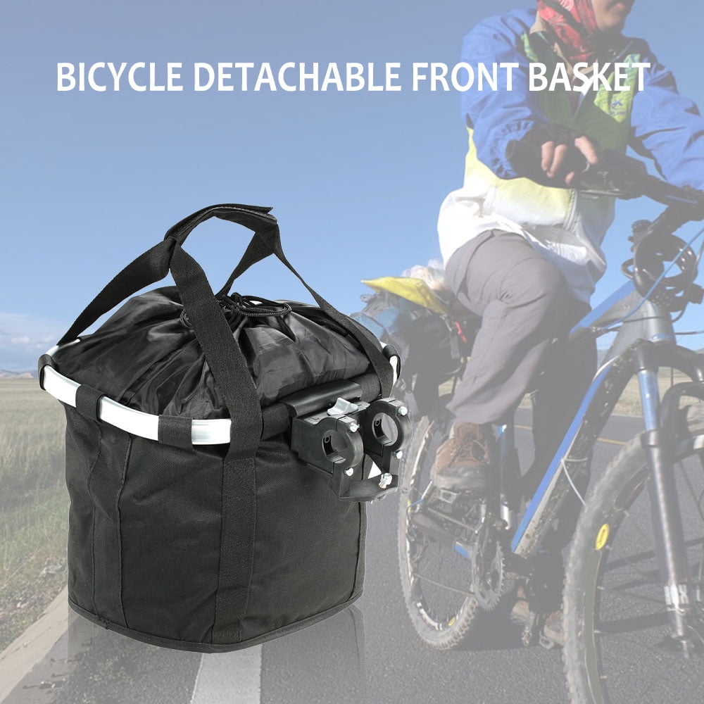 Docooler Bike Basket Detachable Bicycle Front Basket Black