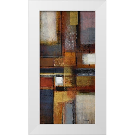 Holsinger, Joel 18x32 White Modern Wood Framed Museum Art Print Titled - Convergence 1