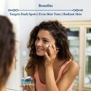 Blue Nectar Natural Vitamin C Face Cream for Glowing Skin with Green Apple and Almond Oil (13 Herbs, 1.7 Oz)