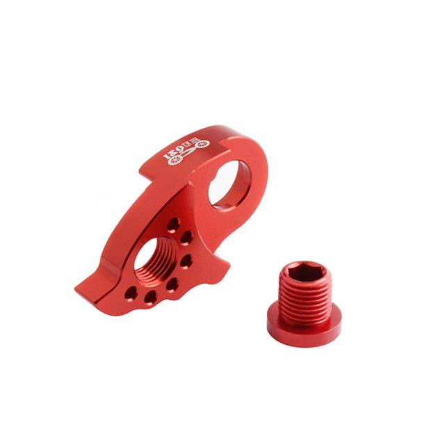 Extensor de suspensión de cambio Marco de bicicleta Suave Resistente al desgaste Accesorios universales de ciclismo Adaptador de volante para bicicletas de montaña Rojo Inevent OD020037-01