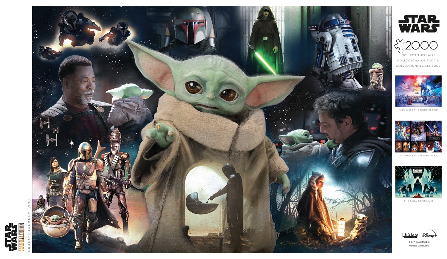Buffalo Games 2000-Piece Star Wars Grogu's Journey Interlocking Jigsaw Puzzle