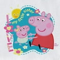 thumbnail image 2 of CafePress - Peppa Pig: My Little Sister - Cute Cotton Cloth Baby Bib, Toddler Bib, 2 of 2