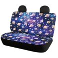 thumbnail image 2 of Uourmeti Car Seat Covers Full Set Full Backrest Polyester, Compatible with Auto Interior Sedan Seats, for Trucks most Cars, Planet Stars, 2 of 10