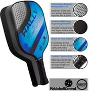 PIckleballCentral Rally Flare Graphite Pickleball Paddle 2 Player Pack Graphite Hybrid Composite Face 7oz Green/Purple