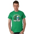 thumbnail image 5 of Grumpy Smurf Christmas Xmas Tree Men's Graphic T Shirt Tees Brisco Brands S, 5 of 6