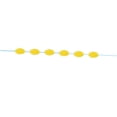 thumbnail image 6 of Uxcell 5 Sizes 30 in 1 Oval Shape Fishing Rubber Bobber Beads Stoppers Yellow 1 Set/450 Pieces, 6 of 6