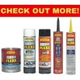 thumbnail image 3 of Rubber Flexx Liquid Rubber Coating - Seal  Waterproof Protection – for Boats, Roof, Tents, Machinery, Buildings, Interior, Exterior – 1 Quart Black, 3 of 6