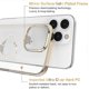 thumbnail image 5 of Funda de teléfono transparente a prueba de golpes con cristales brillantes de lujo, compatible con iPhone 14 Pro Max/14 Pro/14 Plus/14, 5 of 5