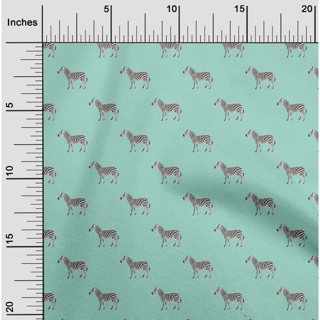 oneOone Tissu Popeline de Coton Tissu Imprimé BTY 42 Pouces de Large