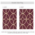 thumbnail image 4 of Yayeee Garden Flag 12"x18" Double Sided Outdoor Yard Lawn Holiday Decorations, Red Circles, 4 of 6