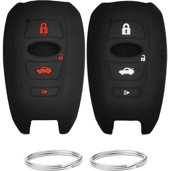REPROTECTING Silicone Rubber Key Fob Cover Compatible with 2014-2021 Subaru Ascent BRZ Crosstrek Forester Impreza