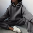 thumbnail image 3 of ORUYROP Two Piece Outfits for Women Lounge Pants Sets Pullover Hoodie Sweatsuit Relax Fit Oversized Tracksuits Jogging Suits, 3 of 7