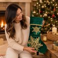 thumbnail image 4 of Christmas Stockings, Classic Holiday Xmas Stocking with Hanging Loop, Gift Bag for Fireplace Mantel, Tree and Family Holiday Decor, 4 of 7
