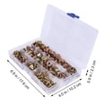 thumbnail image 3 of Miangastore Cage Nut Screw Kit Carbon Steel Nickel Plated 120Pcs Box 6.9x4 In, 3 of 8