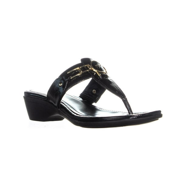 marc fisher thong low heel sandals
