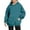 Sky Blue, variant on Women's Polka Dot Print Hooded Sweatshirt with Pocket, Oversized Long Sleeve Pullover, Soft Comfortable Casual Streetwear for Spring Autumn Daily Wear, Beach Outings and Loungewear Blue L