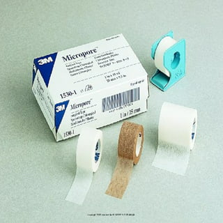 3M Medical Hypoallergenic Paper Tape 2” 3 Ct | White First Aid Tape | Paper  Tape Medical | Adhesive Surgical Tape for Wounds | Non Sterile Skin Tape 