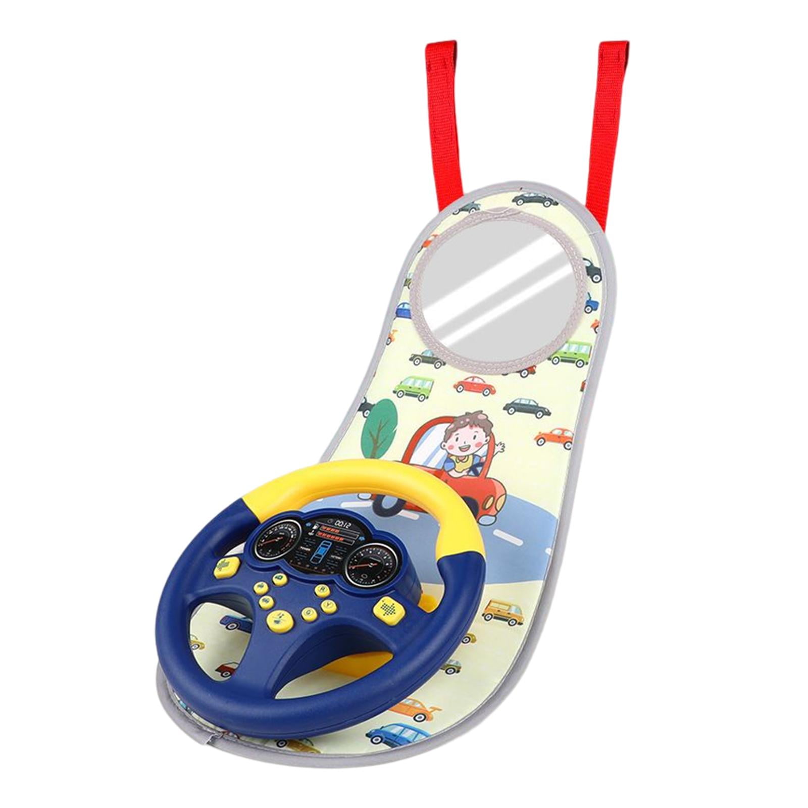 Multifunctional Carseat Toys Steering Wheel and Driving Sounds for