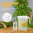 thumbnail image 3 of PTOOTP White Plastic Drink Pitcher with Lid, PP Material, Large Capacity Beverage Container for Home and Outdoor Use, 3 of 8