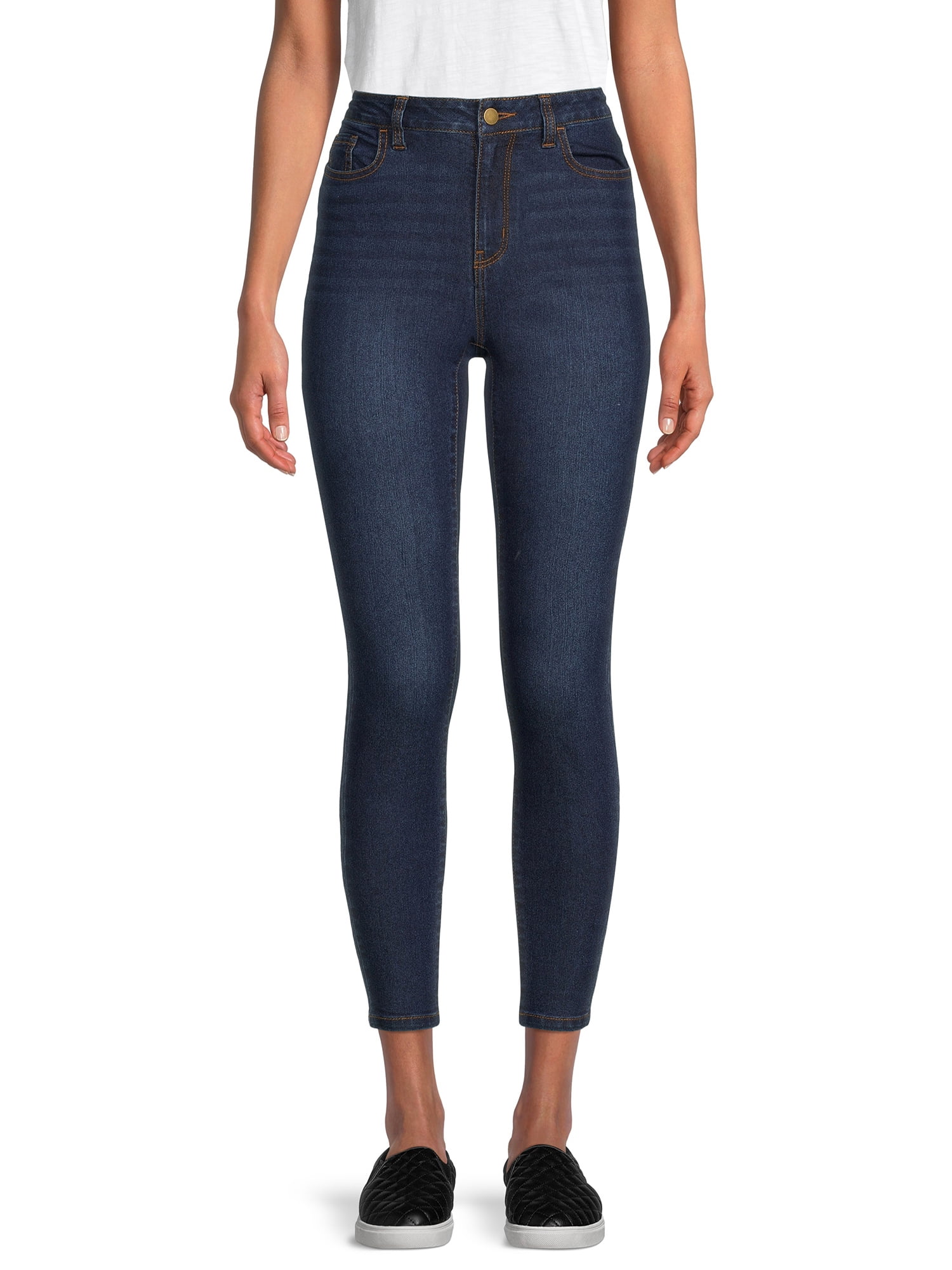 Time and Tru Women's Cropped Skinny Jeans