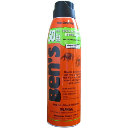 Natrapel Ben's 0006-7178 30% Deet Tick and Insect Repellent (6 (The Best Tick Repellent)