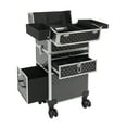 thumbnail image 6 of Professional Rolling Makeup Case Travel Cosmetic Storage Box Moving Salon Trolley 50kg, 6 of 12