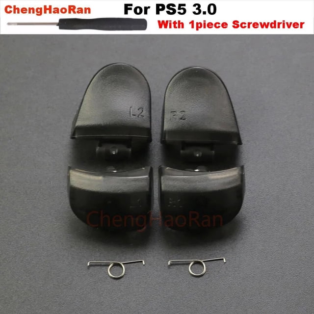 1ensemble pour PS5 V3.0 BDM-030 Contrôleur L1 R1 L2 R2 Gâchettes Boutons d'Épaule avec Ressorts Pièces de Rechange Accessoires R