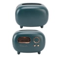 thumbnail image 4 of CAJA DE COBERTURA DE TEJIDO DE FORMA DE RADIO RETRO, PLÁSTICO, PARE ESCRITORIO DE LA MESA DE TOCADOR DE BAÑO, Artesanías de servilletas de servilleta de dispensador de, 4 of 7