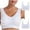 White, variant on Tbopshirt Bras for Women Plus Size,Wirefree Padded Bra Push Up,2PC Ladies Traceless Comfortable No Steel Ring Breathable Gathering Bra Underwear,Women's T-Shirt Bras