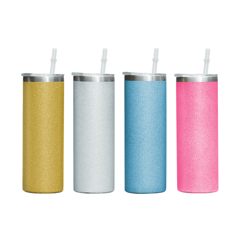 Sublimation Tumblers Stainless Steel-20 Oz Glitter Finish-Los