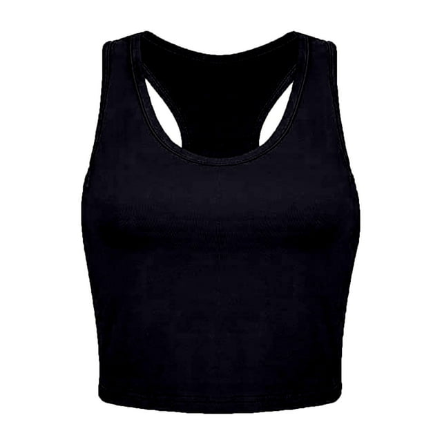GDREDA Débardeurs Athlétiques pour Femmes, Imprimé Lever de Soleil, Sans Manches, Randonnée, Noir, TTG