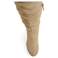 thumbnail image 5 of Journee Womens Kaison Wide Width Extra Wide Calf Stacked Heel Over The Knee Boots, 5 of 10
