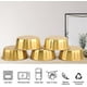 thumbnail image 3 of Moldes de aluminio para cupcakes, paquete dorado de 50 moldes desechables de aluminio de 8 oz para crema brulée, moldes para cupcakes, moldes para postres, moldes para flan, vasos de aluminio,, 3 of 5
