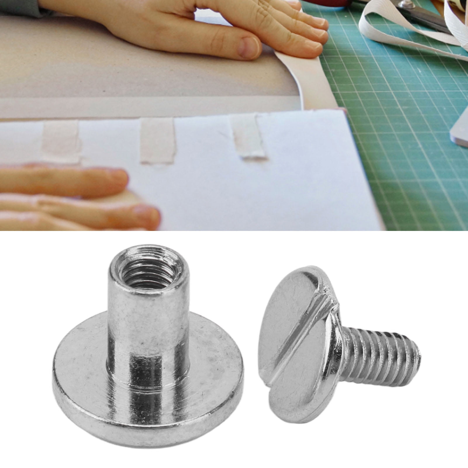 Book Binding Screw, Color Lasting Smoother Surfaces Chicago Screws Flat