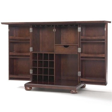 Crosley Furniture Alexandra Expandable Bar Cabinet Com Expandable Bar Cabinet, Crosley Furniture Landon Mid Century Modern Bar Cabinet