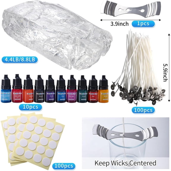 8.8 lb Gel Wax for Candle Making
